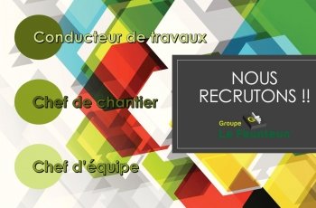 Nous recrutons !!